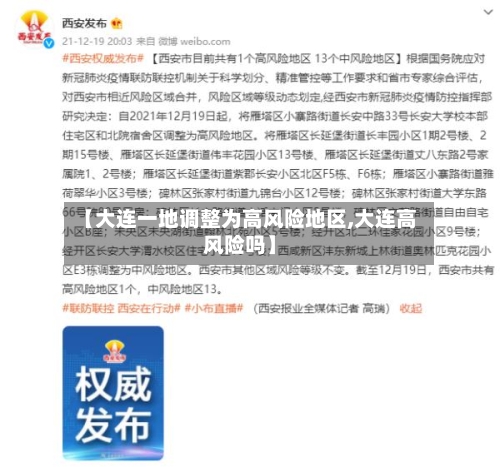 【大连一地调整为高风险地区,大连高风险吗】-第2张图片