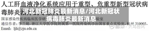 河北新冠肺炎最新消息/河北新冠状病毒肺炎最新消息