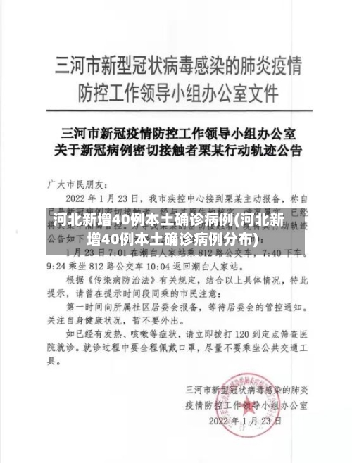 河北新增40例本土确诊病例(河北新增40例本土确诊病例分布)-第2张图片