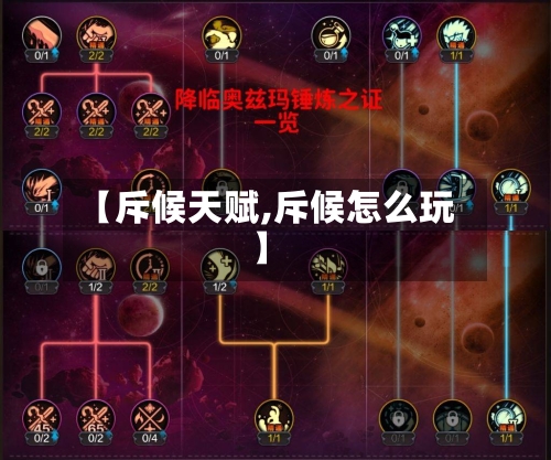 【斥候天赋,斥候怎么玩】