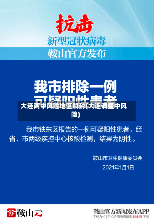大连两中风险地区解封(大连调整中风险)