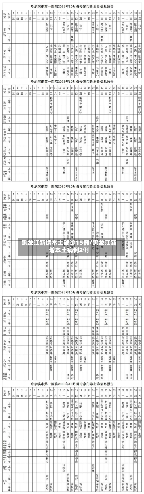 黑龙江新增本土确诊15例/黑龙江新增本土病例2例-第2张图片
