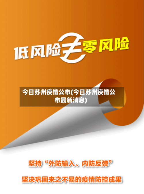 今日苏州疫情公布(今日苏州疫情公布最新消息)