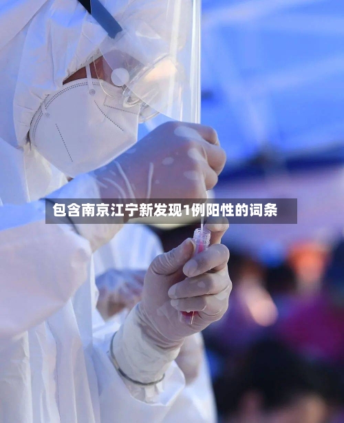 包含南京江宁新发现1例阳性的词条-第2张图片