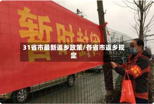 31省市最新返乡政策/各省市返乡规定