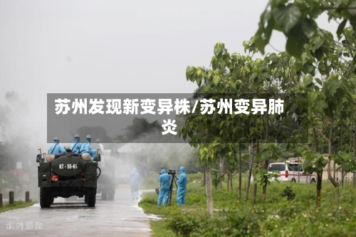 苏州发现新变异株/苏州变异肺炎