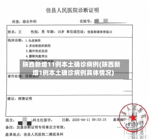 陕西新增11例本土确诊病例(陕西新增1例本土确诊病例具体情况)-第3张图片