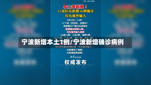 宁波新增本土1例/宁波新增确诊病例-第3张图片