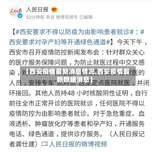 【西安疫情最新消息情况,西安疫情最新数据消息】