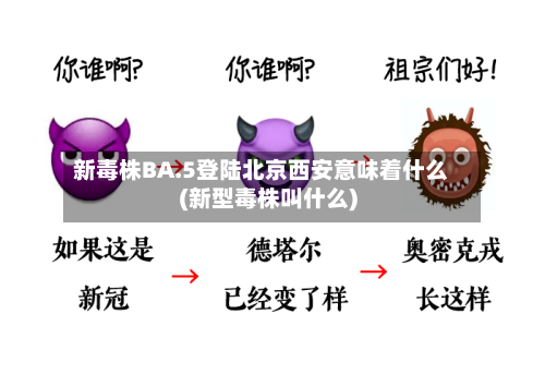 新毒株BA.5登陆北京西安意味着什么(新型毒株叫什么)-第2张图片