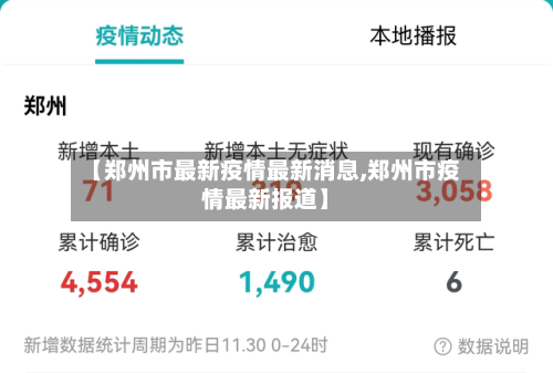 【郑州市最新疫情最新消息,郑州市疫情最新报道】-第2张图片