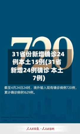31省份新增确诊24例本土15例(31省新增24例确诊 本土7例)-第3张图片