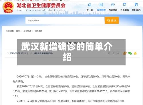 武汉新增确诊的简单介绍