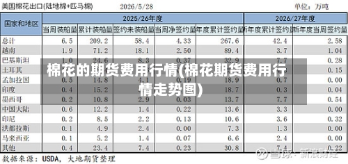 棉花的期货费用行情(棉花期货费用行情走势图)-第2张图片