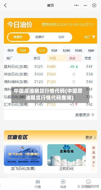 中国原油期货行情代码(中国原油期货行情代码查询)-第3张图片
