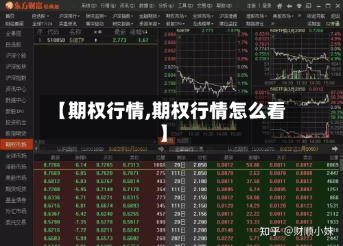 【期权行情,期权行情怎么看】-第2张图片