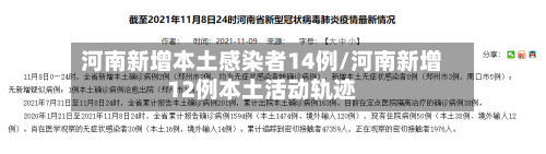 河南新增本土感染者14例/河南新增12例本土活动轨迹-第2张图片