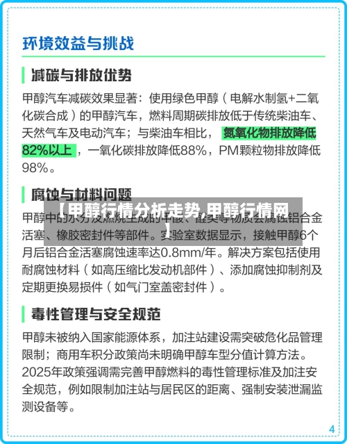 【甲醇行情分析走势,甲醇行情网】