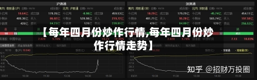 【每年四月份炒作行情,每年四月份炒作行情走势】