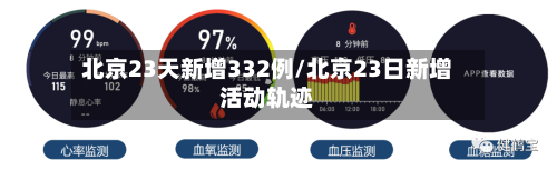 北京23天新增332例/北京23日新增活动轨迹-第2张图片