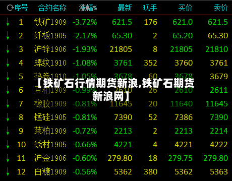 【铁矿石行情期货新浪,铁矿石期货新浪网】