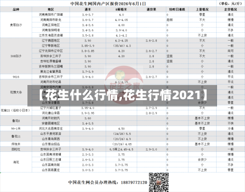 【花生什么行情,花生行情2021】-第3张图片