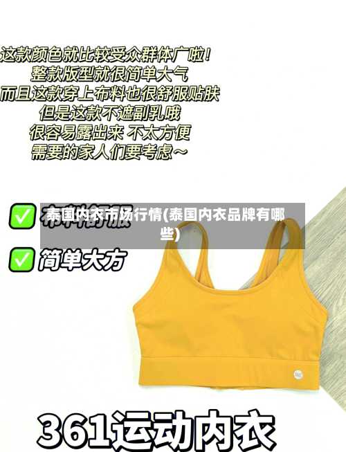 泰国内衣市场行情(泰国内衣品牌有哪些)