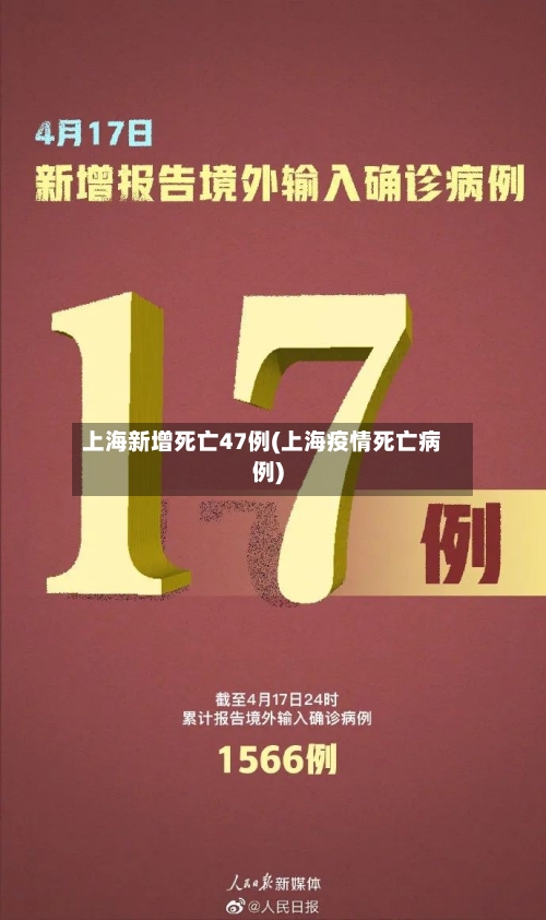 上海新增死亡47例(上海疫情死亡病例)