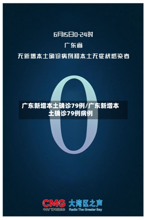 广东新增本土确诊79例/广东新增本土确诊79例病例