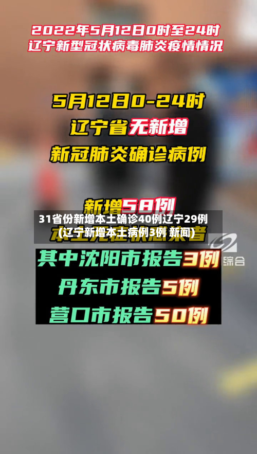 31省份新增本土确诊40例辽宁29例(辽宁新增本土病例3例 新闻)