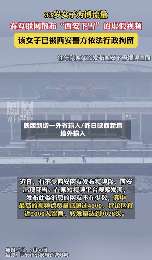 陕西新增一外省输入/昨日陕西新增境外输入-第3张图片