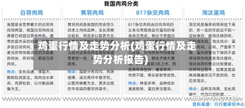 鸡蛋行情及走势分析(鸡蛋行情及走势分析报告)-第2张图片