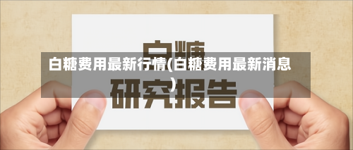 白糖费用最新行情(白糖费用最新消息)-第2张图片
