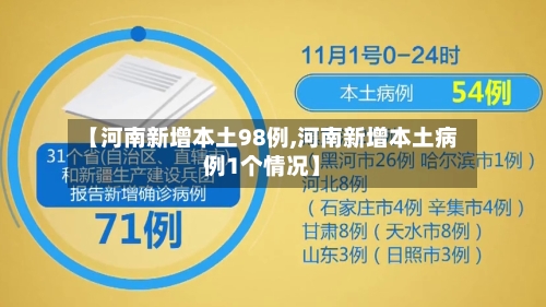 【河南新增本土98例,河南新增本土病例1个情况】