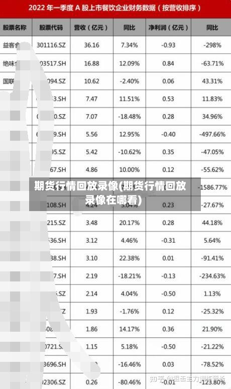 期货行情回放录像(期货行情回放录像在哪看)