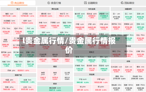 l贵金属行情/贵金属行情报价