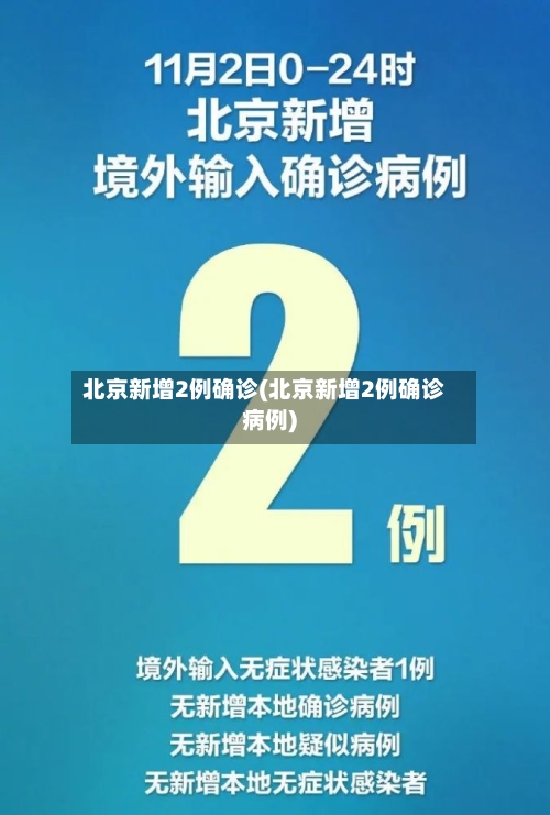 北京新增2例确诊(北京新增2例确诊病例)-第3张图片