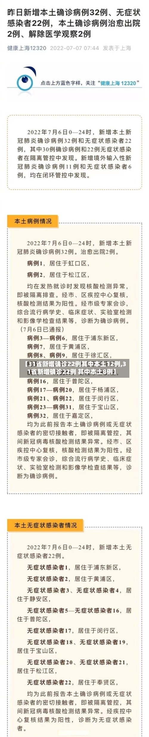 【31省新增确诊22例其中本土12例,31省新增确诊22例 其中本土8例】-第2张图片