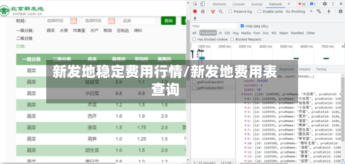 新发地稳定费用行情/新发地费用表查询-第3张图片
