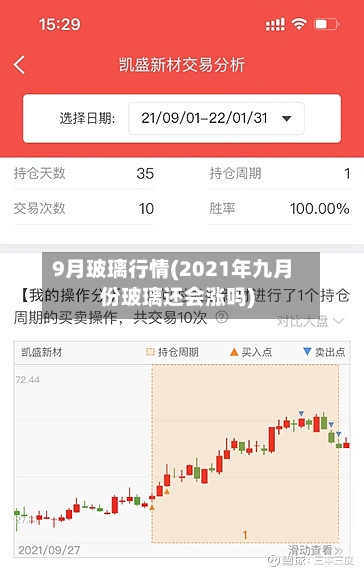 9月玻璃行情(2021年九月份玻璃还会涨吗)