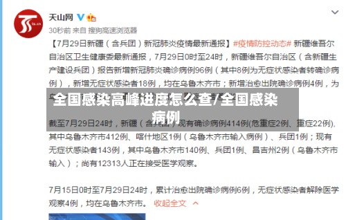 全国感染高峰进度怎么查/全国感染病例