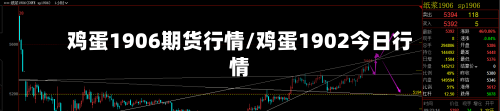 鸡蛋1906期货行情/鸡蛋1902今日行情-第3张图片
