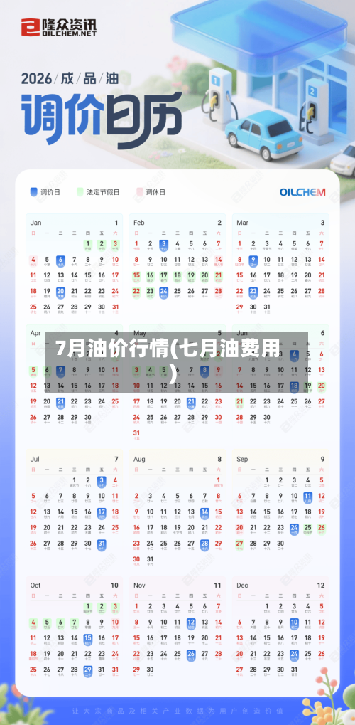 7月油价行情(七月油费用)
