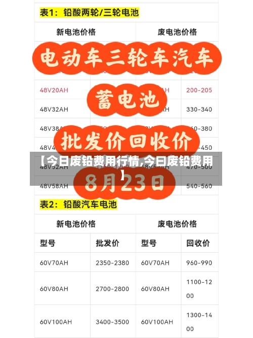 【今日废铅费用行情,今曰废铅费用】-第2张图片