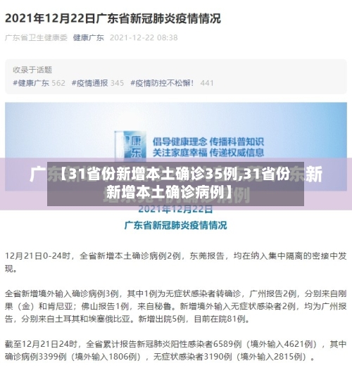 【31省份新增本土确诊35例,31省份新增本土确诊病例】-第2张图片