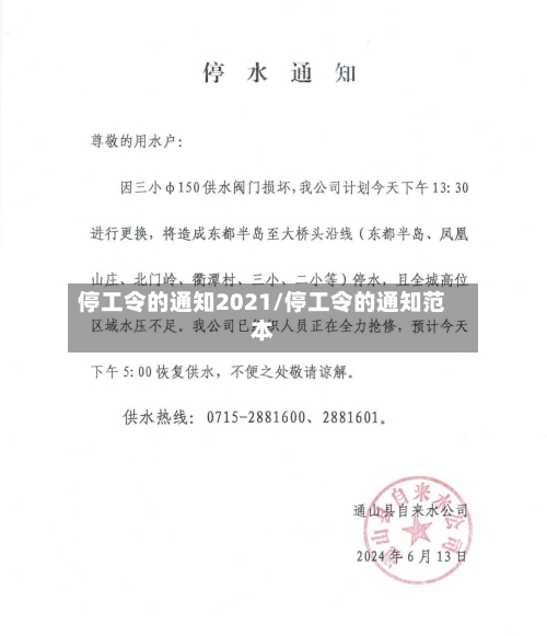 停工令的通知2021/停工令的通知范本-第2张图片