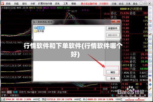 行情软件和下单软件(行情软件哪个好)