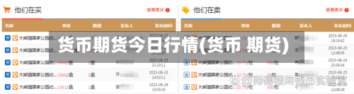 货币期货今日行情(货币 期货)-第3张图片