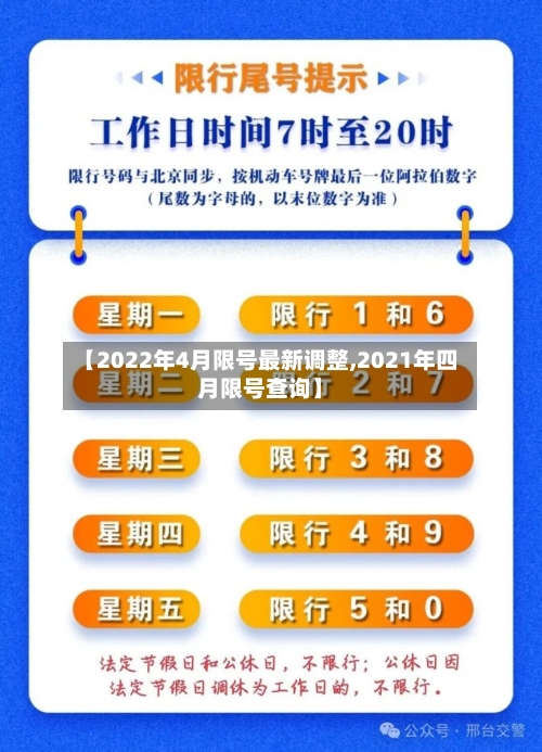 【2022年4月限号最新调整,2021年四月限号查询】-第2张图片