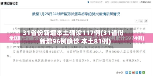 31省份新增本土确诊117例(31省份新增96例确诊 本土81例)-第2张图片